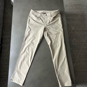 Lululemon Athletica Tan Straight Leg Jeans